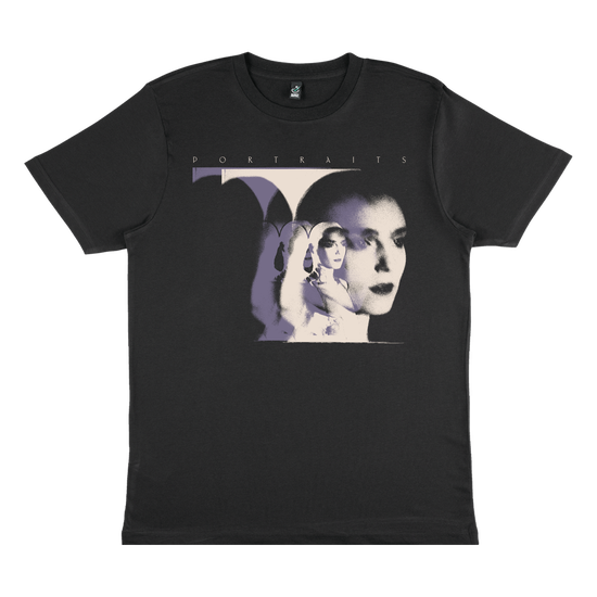 Portraits Duotone Photo Black T-Shirt | Birdy Official Store
